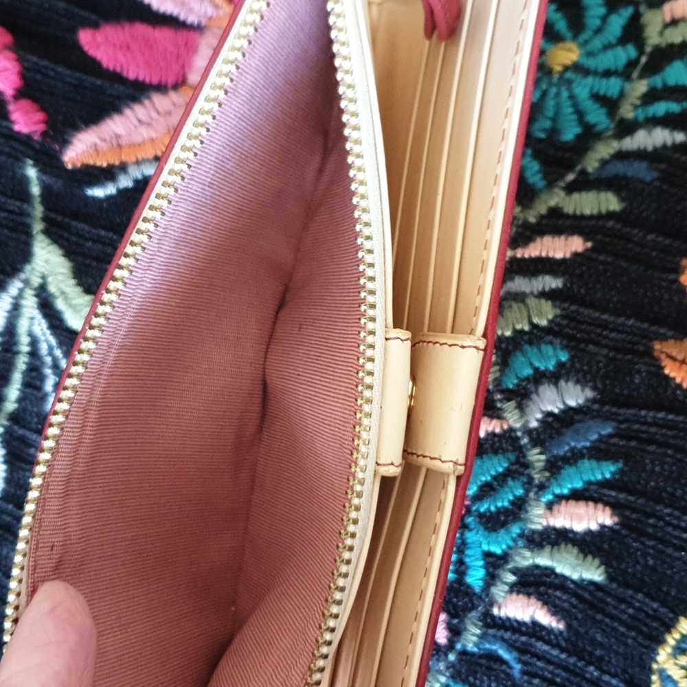 Tula (Radley) two tone Red and beige slim wallet - Picture 5 of 5